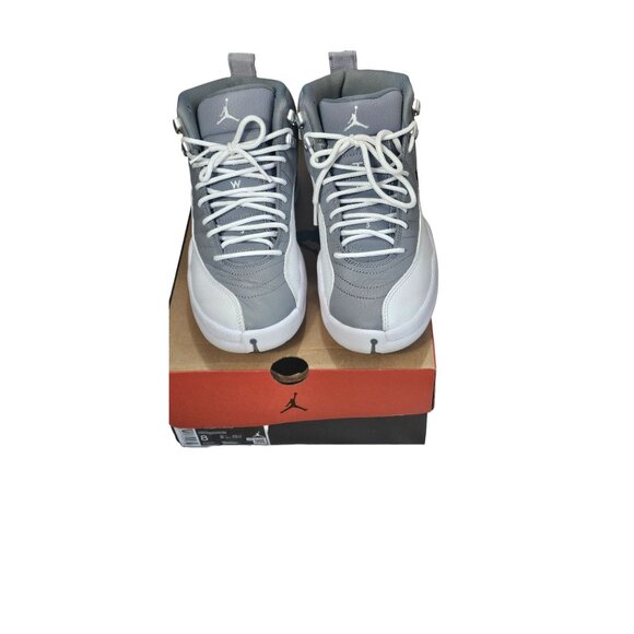 Air Jordan 12 Retro Sneakers Size 8 Mens White & Grey Basketball Shoes Durable - Picture 9 of 11